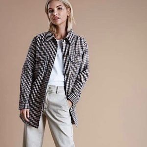 b.young The Collection Byaston Shacket